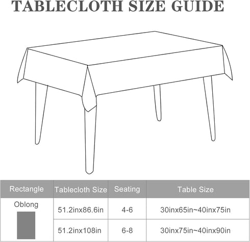 2 Pieces 51.2 x 108.3 Inch Hawaii Palm Leaves Tablecloth Disposable Plastic Tropical Table Covers for Rectangular Luau Safari Jungle Birthday Part...