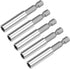 uxcell 5 Pcs 1/4 Inch Hex Shank by 2.36 Inch Magnetic Bit Holder Extension, Quick Release Screwdriver Drill Bit Power Tool...