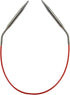 ChiaoGoo Red Circular 12 inch (30cm) Stainless Steel Knitting Needle Size US 5 (3.75mm) 6012-5...