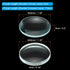 PATIKIL 5cm Focal Length 30mm Double Convex and 7.5cm Focal Length 30mm Double Concave Lens 1 Set, 2 Pack Glass Optically Polished Round Edges Len...