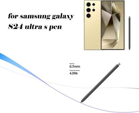 Galaxy S24 Ultra S Pen Replacement for Samsung Galaxy S24 Ultra Stylus Pen,WithoutBluetooth,0.7mm Fine Tip for Precision,US Version,EJ-PS928BYEGUS...