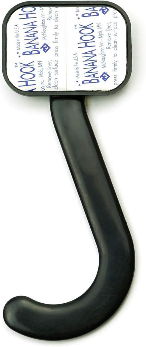 Gadjit Banana Hook Under Cabinet Hanger Ripens Bananas with Less Bruises, Folds up Out of Sight When Not in Use, Saves Countertop Space, Self-Adhe...