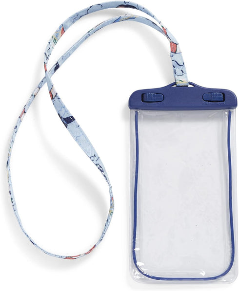 Vera Bradley Women's Waterproof Phone Case With Lanyard, Really Regatta, One Size...
