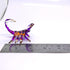 Scorpion Miniature Figurines Animals Hand Painted Blown Glass Art Gold Trim Collectible Gift Decorate, Orange Purple...
