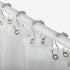 Goowin Shower Curtain Hooks, 12 Pcs Shower Curtain Rings, Stainless Steel Shower Curtain Hooks Rings Rust Proof, Smooth Sliding Anti-Drop Double S...