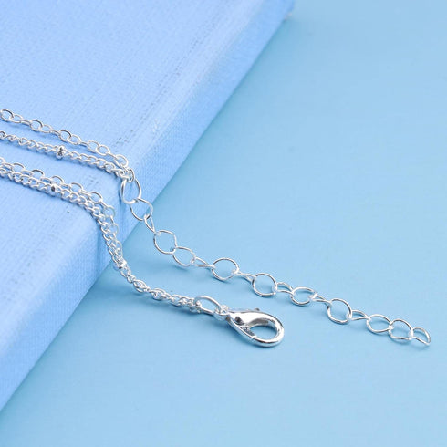 Boho Layered Wave Anklet Silver Ankle Bracelet Ocean Wave Anklets Vintage Satellite Chain Anklet Bracelet Summer Foot Chain Jewelry for Women and ...