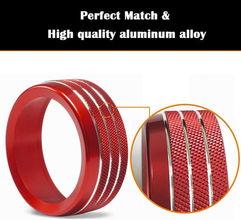Auovo Anti-Dust Mats and Trims for Charger Accessories 2015-2023 6PCS Car Cup Holder Coasters Insert Center Console and 3 PCS Aluminum Alloy Air C...