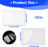 15 Pcs Self Adhesive Index Card Pockets, 6.5×4.72" clear adhesive pockets, Removable Labels Bag with Top Open for Organizing, Storage Bins, Librar...