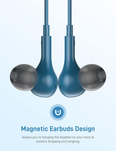 USB C Earbuds for Google Pixel 8 7 Pro 8A 7A 6A 6 Apple iPhone 15 iPad 10, Wired Type C Headphone Earphone with Microphone Small Ear Buds for Sams...