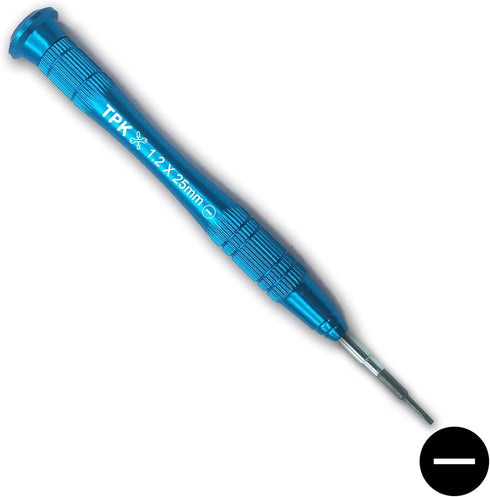 Flathead 1.2mm Screwdriver Slotted Precision Micro Screwdriver 1.2mm Flat Blade Magnetic Tip Rotating Cap Repair Hand Tool...