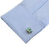 Abalone Square Pair of Cufflinks in a Presentation Gift Box & Polishing Cloth...