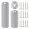 200Pcs Fastener Kit Board Hardware Set for Foam Board,100Pcs 1-1/8 Inch Galvanized Steel Washers for Installation and 100Pcs Stainless Steel Screw...