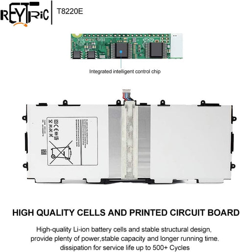 REYTRIC T4500E Battery Compatible with Galaxy Tab 3 10.1 GT-P5210 P5200 P5220 P5213 Series Tablet T4500C T4500U with Tools 3.8V 6800mAh...