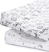 Beberoad Love 2 Pack Baby Changing Pad Covers Set Changing Table Sheets for Boys and Girls, 100% Cotton Soft Diaper Changing Pad Cover-Elastic Was...