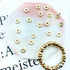 1200 Pieces 6mm Gold Disc Rondelle Spacer Beads for Bracelet Necklace DIY Crafts...