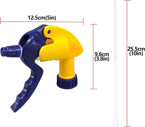 4Pcs Spray Bottles Nozzles Adjustment Replacement Spray Bottle Nozzle,Spray Bottle Tops Replacement Heavy Duty Misting Spray Bottle Nozzle for Cle...