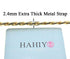 HAHIYO Purse Chain Strap 43.3' Gold for Shoulder Cross Body Sling Purse Handbag Clutch Bag Replacement Comfortable Flat 0.4' Wide Enough 2.4mm Ext...