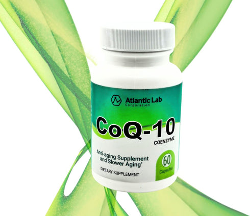 Coenzyme COQ-10 Anti-Aging and Slower-Aging, Support Heart Health with Our Fast Absorption Capsules. Vegan, Gluten Free, Keto, Paleo, All Diets, L...