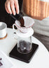 ElephantNum HERO Petal Glass Coffee Dripper V60 Barista Pour Over Hand Drip Brewer Pink...