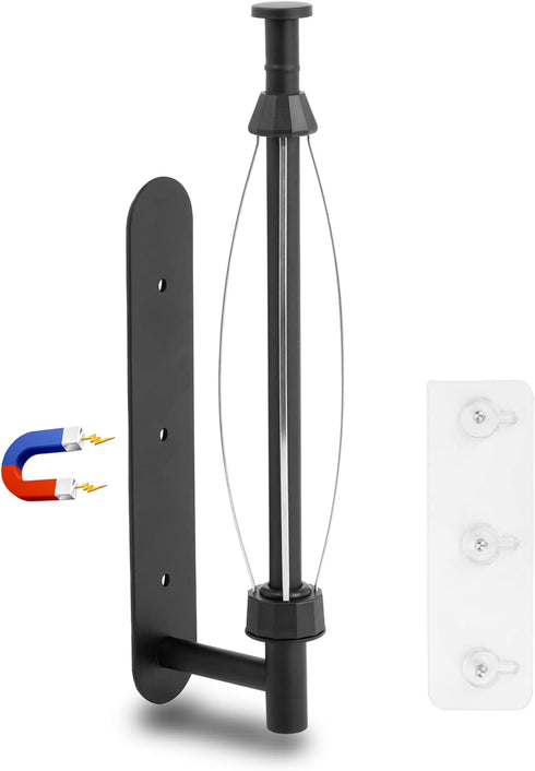 Magnetic Paper Towel Holder,One Hand Operable Paper Towel Holder Wall Mount Self Adhesive and Strong Magnetic Backing for Kitchen Refrigerator Gri...