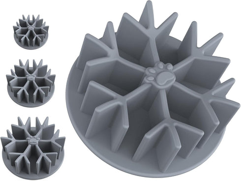 Upgraded Dog Slow Feeder for Slow Down Eating, Insert Slow Feeder Dog Bowl, with 27 Strong Suction Cups, Easy to Clean, Silicone Slow Eating Bowl ...