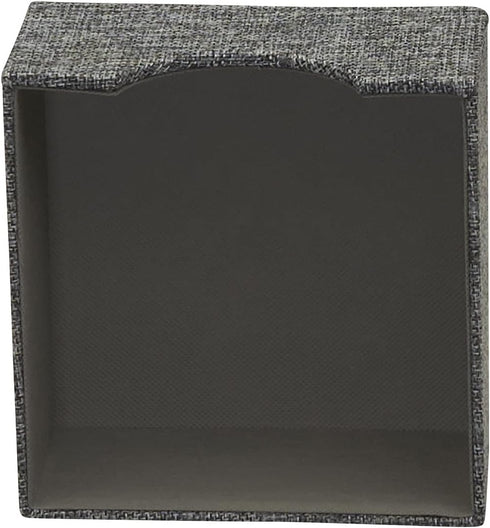 Household Essentials Graphite Small Square Organizer Boxes for Storage | 2pc Set...