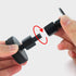 2PCS Headboard Stoppers for Wall, (1.1-2.5in) Black Adjustable Bed Frame Anti-Shake Tool, for Wall, Beds, Sofas, No Creaking, Protect The Wall fro...