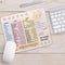 Shortcut Keys Pattern Thickened Waterproof Mouse Pad Quick Key Super Large Anti-Slip Keyboard Pad - with Office Software Shortcuts Pattern, excel ...