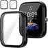 Screen Protector for Amazfit Bip 3/Bip 3 Pro Smartwatch, 2-Pack Hard PC Bumper Full Face Cover Protective Case Accessories for Amazfit Bip 3/Bip 3...