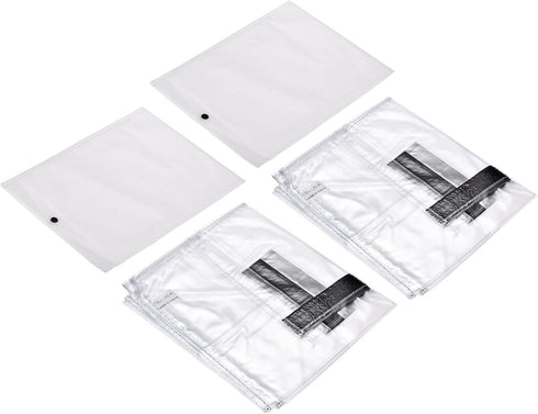 PATIKIL Universal Luggage Protector with Fastener 20 Inch, 2 Pack Portable Clear PVC Antistatic Waterproof Dust Cover for Suitcase, Transparent...