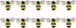 10Pcs Bee Rhinestone Enamel Craft Bee Rhinestone Flatback Button Tiny Cute Craft Bee Button Honeybee Resin Craft for Handmade DIY Craft Clothing H...