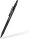 Pacific Arc Chromagraph Metal Mechanical Pencil .5 mm Black Barrel Mechanical Pencil with Built In Adjustable Pencil Grade, Lead Pencil Holder for...
