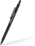 Pacific Arc Chromagraph Metal Mechanical Pencil .5 mm Black Barrel Mechanical Pencil with Built In Adjustable Pencil Grade, Lead Pencil Holder for...
