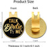 Talk Birdie to Me Black Gold Golf Ball Marker with Hat Clip, Funny Golf Accessories and Golf Gifts for Men Women Dad Grandpa, Birthday for Golfer ...