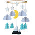 Baby Crib Mobile (Starry Woodland Night, Mint) - Nursery Decoration Crib Mobile and Baby Shower for Boys and Girls...
