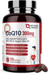 NATURE TARGET CoQ10-300mg-Softgels + PQQ with Organic-Olive-Oil - High Absorption-Coenzyme-Q10 - Antioxidant-for-Heart-Health and Immune Support, ...