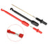 ZB-T12S Automotive Wire Piercing Probe Wire Piercing Clip Puncture WireBack Probe Pins Red Black 160 * 16mm?Use for 4mm Banana Extended Test Cable...