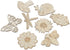 80pcs Unfinished Wooden Cutouts 8 Styles Wood Butterfly Flower Bee Slices Blank Wooden Paint Crafts Unfinished Wood Cutouts for DIY Painting Home ...