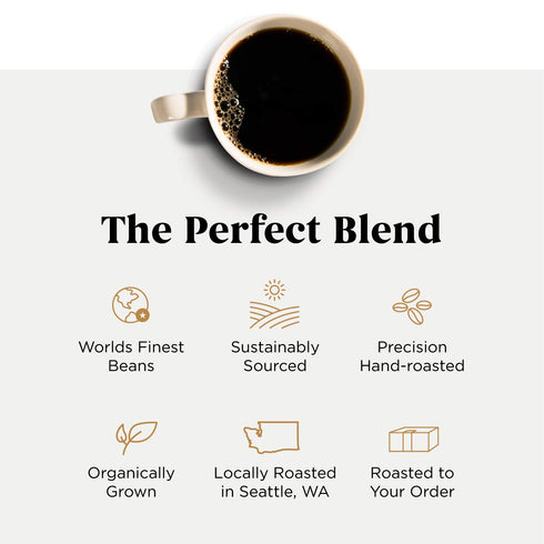 Storyville Coffee Prologue Blend | Premium Whole Bean Fresh Roasted Coffee Beans Medium Roast | 8 Ounces...