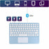 Bluetooth Keyboard,10-inch Wireless Bluetooth Keyboard with Touchpad for iPad Ultra-Slim Small Portable Rechargeable Keyboard with Trackpad for iP...