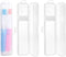 2pcs Travel Toothbrush Holder,Toothbrush Travel Case,Toothbrush Case,Reusable Clear Storage Case Portable Plastic Toothbrush Box with Inner Card S...
