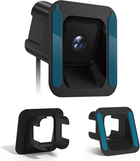 Window Mount for Wyze Cam V3/V3 Pro/V4, Angle Tilt (Up/Down/Left/Right), No Screws, No Reflections, Damage-Free, Glass Windows/Doors Bracket Holde...
