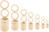 NNHOM 70 Pieces Wooden Rings for Macrame,Wood Rings for Crafts,7 Sizes Macrame Rings Wood Circles for DIY Craft, Ring Pendant and Connectors Jewel...