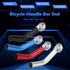 2Pcs Bicycle Handlebar Ends Bars, Bicycle Handle Bar End Bike Pad Cushion Aluminum Alloy Cycling Replacement Accessory(Black)...