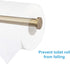 Toilet Paper Holder SUS304 Stainless Steel Round Size Brushed Gold 2 Pack...