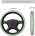 Steering Wheel Covers for Car,Ferns Sage Green Car Steering Wheel Cover for Men Women,Universal 15 Inches Car,Elastic Stretch Steering Wheel Cover...