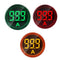 3pcs Digital Display AC Current Indicator, 22mm Round Head LED Current Tester 0~100A Ammeter Monitor Green red Yellow...