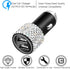 Otostar Dual USB Car Charger, 4.8A Output, Bling Crystal Diamond Car Decorations Accessories Fast Charging Adapter for iPhones Android iOS, Samsun...