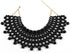 Big Chunky Ball Beaded Choker Collar Pendant Necklace for Women Handmade Chain Metal Statement Jewelry...