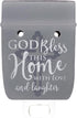Elanze Designs God Bless This Home with Love Grey Stoneware Electric Plug-in Wax Tart Oil Warmer...